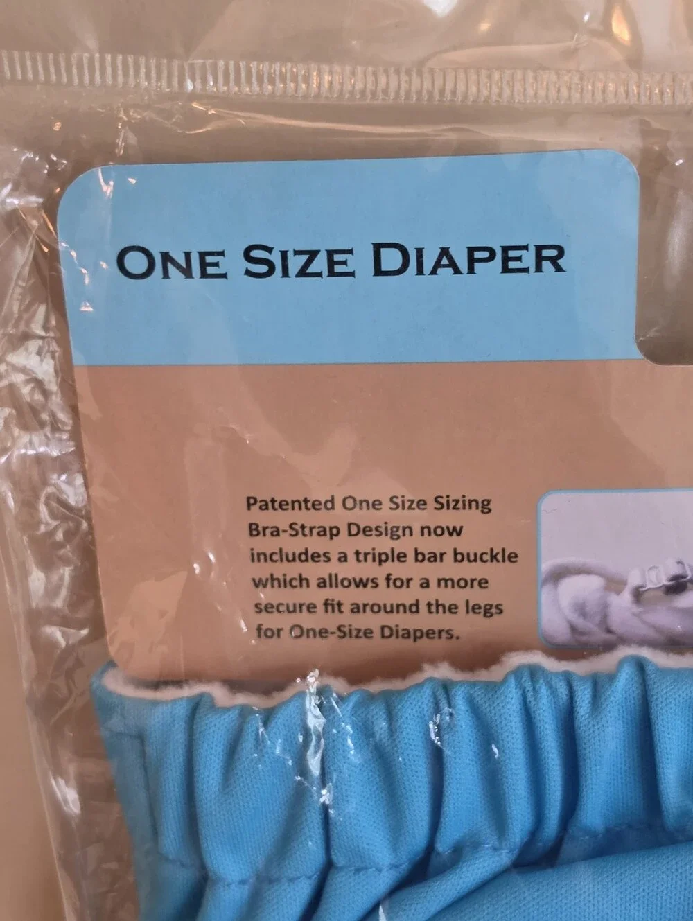 Charlie Banana Reusable One Size Diaper Cover - Blue NIP